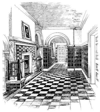 The Hall, 15, Melbury Road, 1899 by Unbekannt