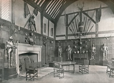The Hall at Ockwells Manor, 1905 by Unbekannt