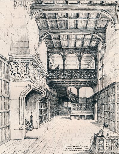 The Hall of North Mymms, Herts, 1898 by Unbekannt