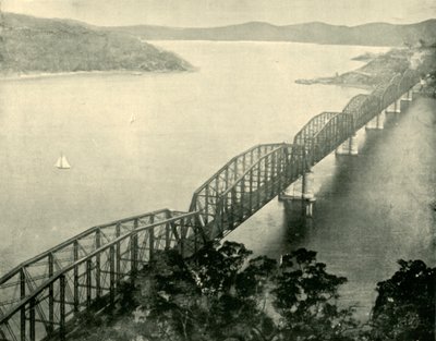 The Hawkesbury Bridge, New South Wales, 1901 by Unbekannt