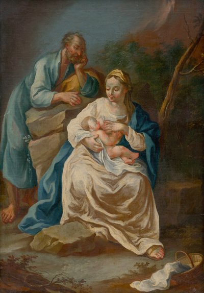 The Holy Family by Unbekannt