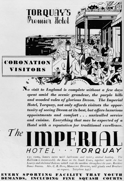 The Imperial Hotel, Torquay by Unbekannt