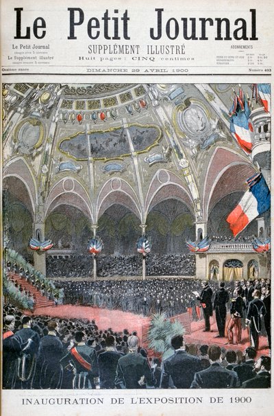 The Inauguration of the Universal Exhibition of 1900 by Unbekannt