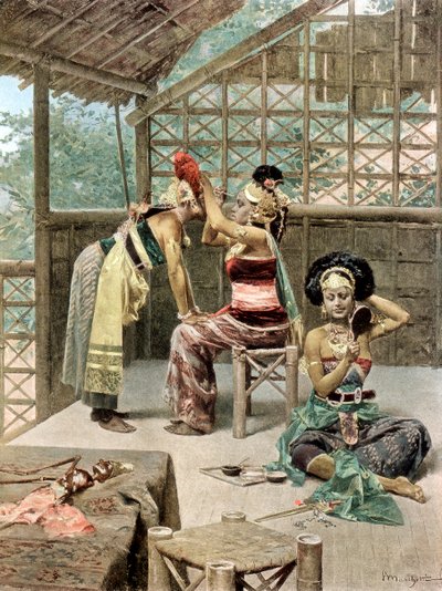 The Javanese Dancers, Universal Exposition, Paris by Unbekannt