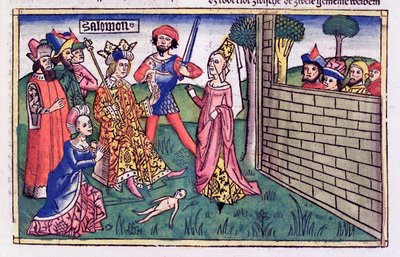 The Judgement of Solomon by Unbekannt