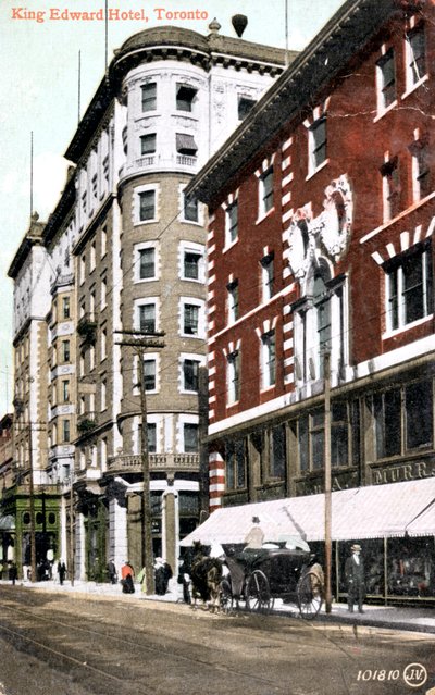 The King Edward Hotel, Toronto, Canada by Unbekannt
