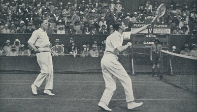 The King as Lawn-Tennis Player by Unbekannt