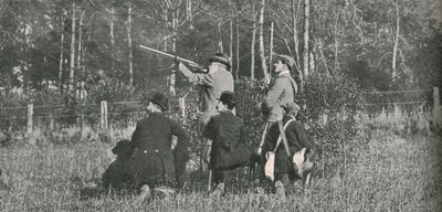 The King Shooting Over Sandringham Preserves, 1900s, 1910 by Unbekannt