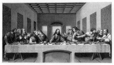 The Last Supper, 1498 1870 by Unbekannt