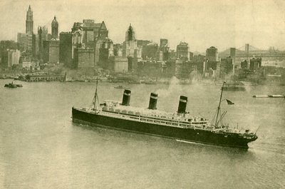 The Leviathan at New York by Unbekannt