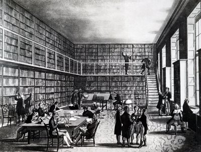 The Library of the Royal Institution, Albemarle Street by Unbekannt