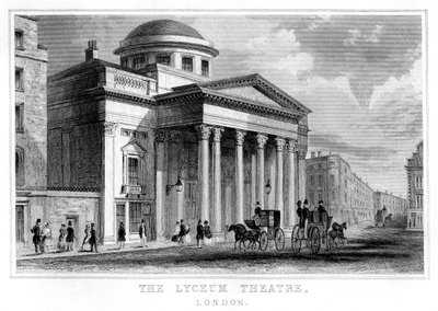 The Lyceum Theatre, Westminster, London by Unbekannt