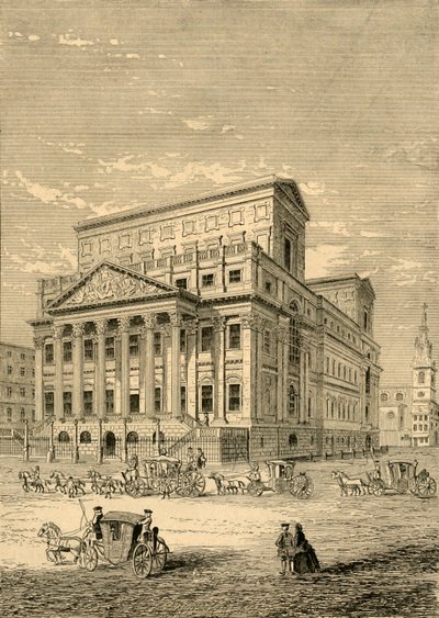 The Mansion House in 1750 by Unbekannt