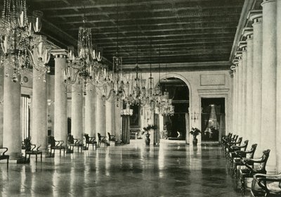 The Marble Hall, Government House, 1925 by Unbekannt