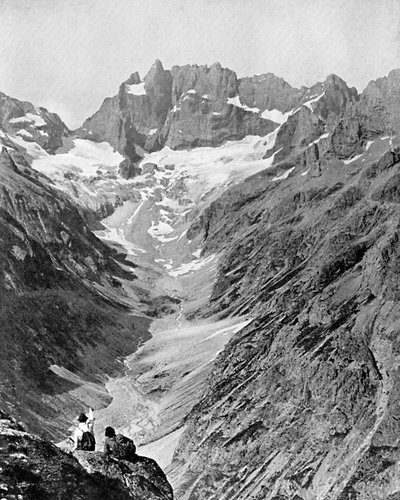 The Meije, the Alps by Unbekannt