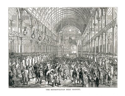 The Metropolitan Meat Market, 1878 by Unbekannt