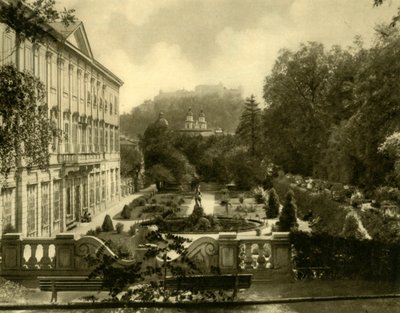 The Mirabell Palace and gardens, Salzburg, Austria, c1935 by Unbekannt
