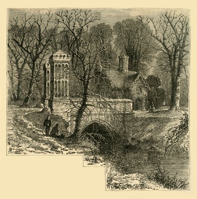 The Moat, Fulham Palace by Unbekannt