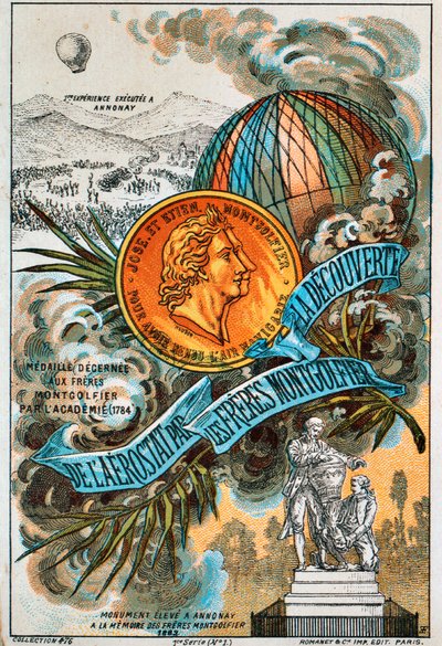 The Montgolfier Brothers, French Ballooning Pioneers by Unbekannt