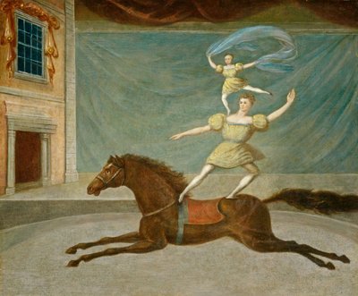 The Mounted Acrobats, 1825 or after by Unbekannt