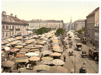 The Naschmarkt, Vienna by Unbekannt