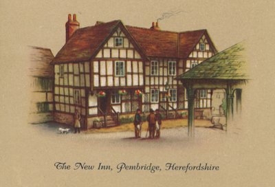 The New Inn, Penbridge, Herefordshire, 1939 by Unbekannt