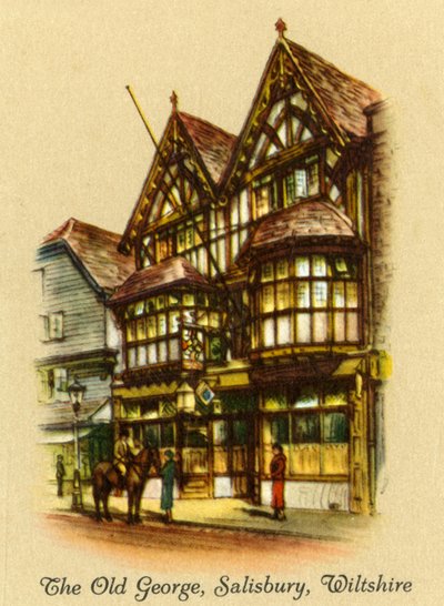 The Old George, Salisbury, Wiltshire, 1936 by Unbekannt