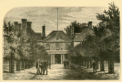 The Old House, from the Court by Unbekannt