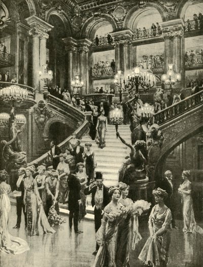 The Opera in Paris by Unbekannt