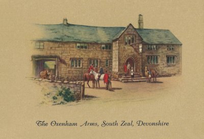The Oxenham Arms, South Zeal, Devonshire by Unbekannt