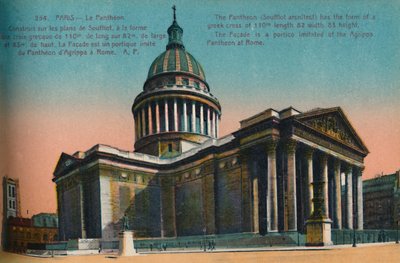 The Pantheon, Paris, c1920 by Unbekannt