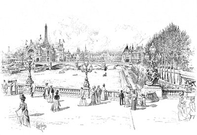 The Paris Exhibition of 1900 by Unbekannt