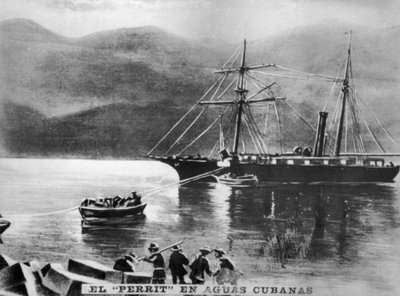 The Perrit in Cuban Waters by Unbekannt
