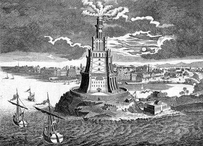The Pharos of Alexandria, 18th century by Unbekannt