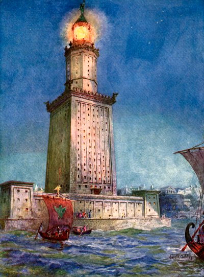 The Pharos of Alexandria, Egypt by Unbekannt