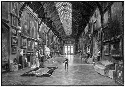 The Picture Gallery, Kilkenny Castle, c19th century by Unbekannt