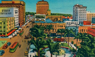 The Plaza, San Diego, California, c1941 by Unbekannt