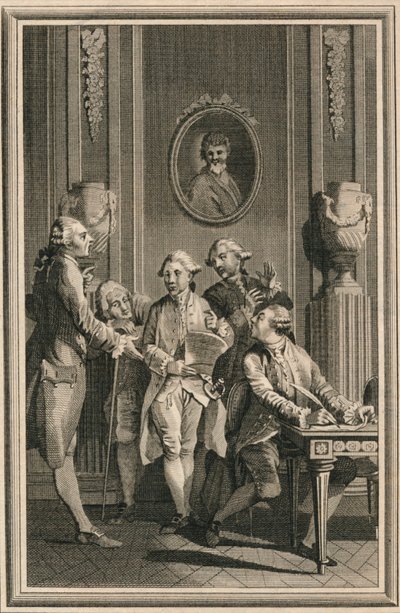 The Politicians, 18th century by Unbekannt