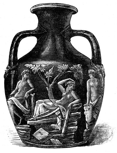The Portland Vase by Unbekannt