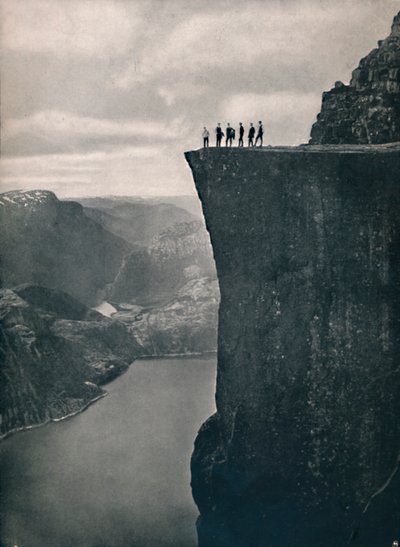 The Pulpit in Lysefjord by Unbekannt