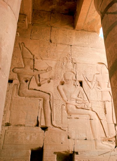The Ramesseum, Luxor, Thebes, Egypt by Unbekannt