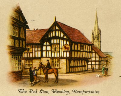 The Red Lion, Weobley, Herefordshire by Unbekannt