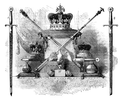 The Regalia of England by Unbekannt