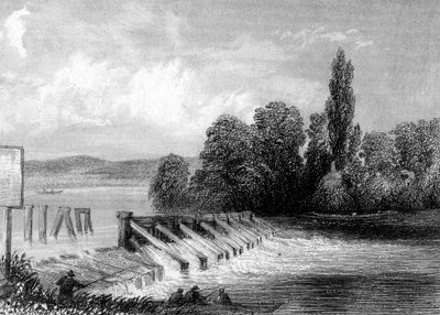 The River Thames at Teddington, London by Unbekannt