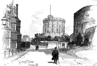 The Round Tower, Windsor Castle, Berkshire, 1900 by Unbekannt