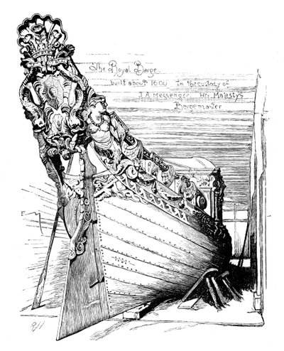 The Royal Barge, c1888 by Unbekannt