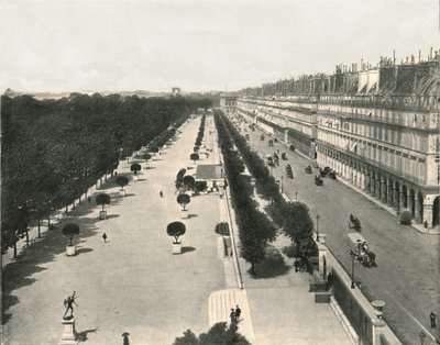 The Rue de Rivoli, Paris, France by Unbekannt
