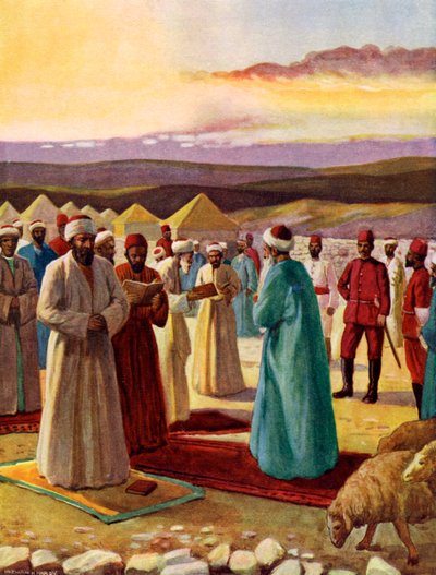 The Samaritan Passover by Unbekannt