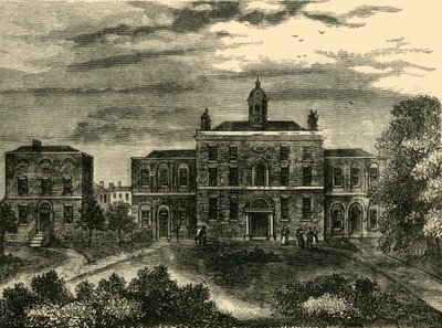 The Small-Pox Hospital, Kings Cross, in 1800 by Unbekannt