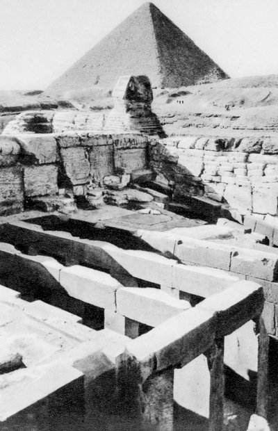 The Sphinx Temple, Cairo, Egypt, c1920s by Unbekannt